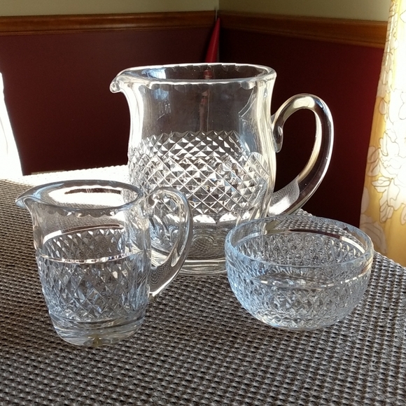 Waterford Crystal Other - Waterford Pitcher Creamer and Sugar Bowl Set